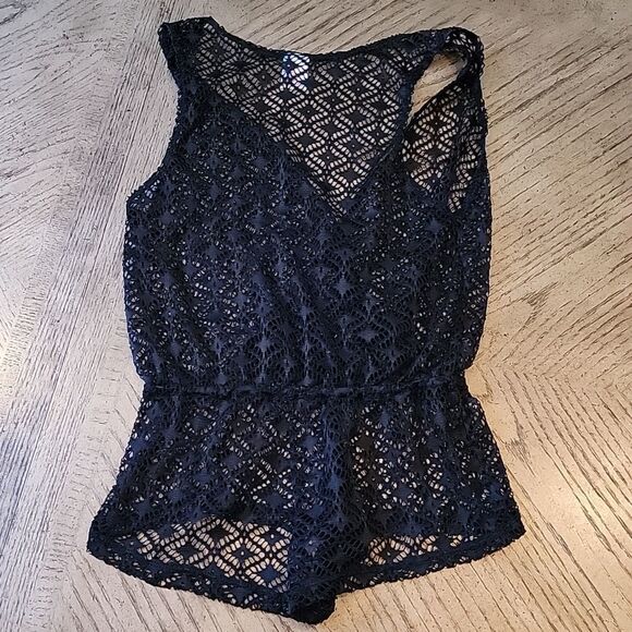 Black Swim suit cover jumpsuit size S 🖤 - Picture 5 of 5